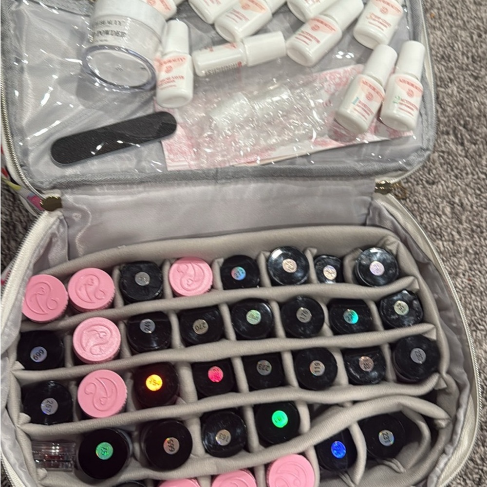 Nail Polish Organizer with Assorted Colors